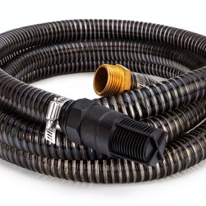 13FT Suction Hose with Brass Adapter VOLCANORBUY 1" NPT Kit-0