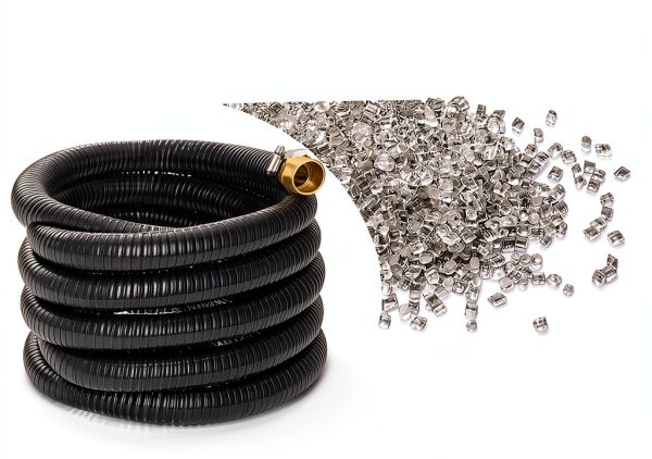 25FT Suction Hose Including Check Valve and NPT 1-inch ThreadWater Inlet Pipe with Brass Adapter Easy to Connect for Shallow Well Garden Sprinkler Pump-2