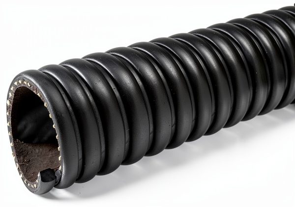 Tigerflex TSD Series EPDM Tiger-SD Fabric Reinforced Suction and Discharge Hose with Polyethylene Helix, 90 PSI Max Pressure, 3 inches ID, 100 feet Length-0