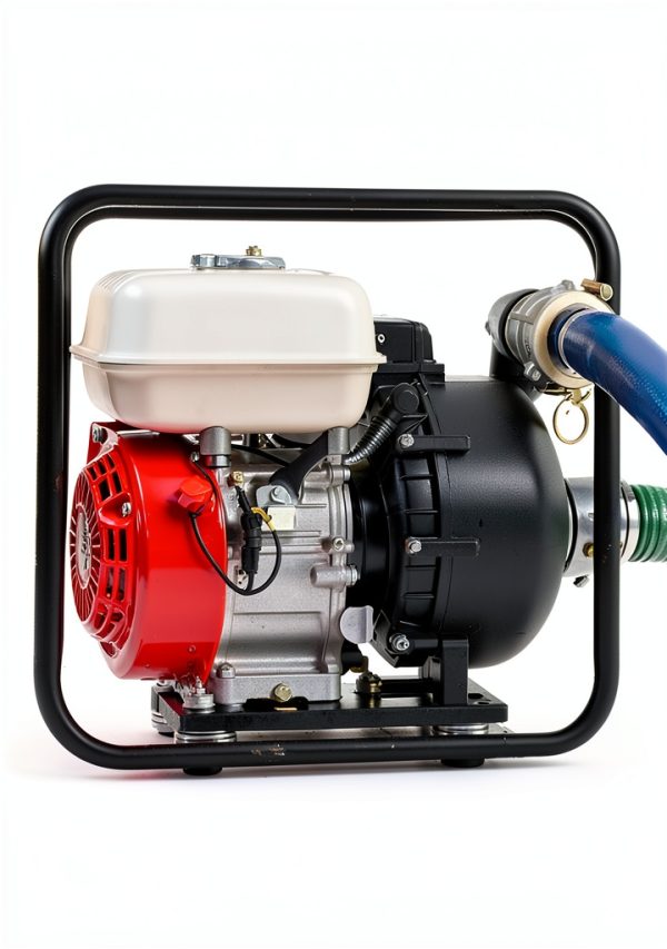 2 Inch Suction Hose kit for Trash Pump, Includes 2" x 65' Blue PVC Backwash Discharge Hose & 2" x 20' Green PVC Suction Hose & Aluminum Round Hole Suction Strainer & Cam and Groove Adapter-5