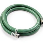 1240-3000-20-CE PVC Suction Hose Assembly, Green, 3" Male X Female Cam and Groove, 40 psi Max Pressure, 20' Length, 3" ID-0
